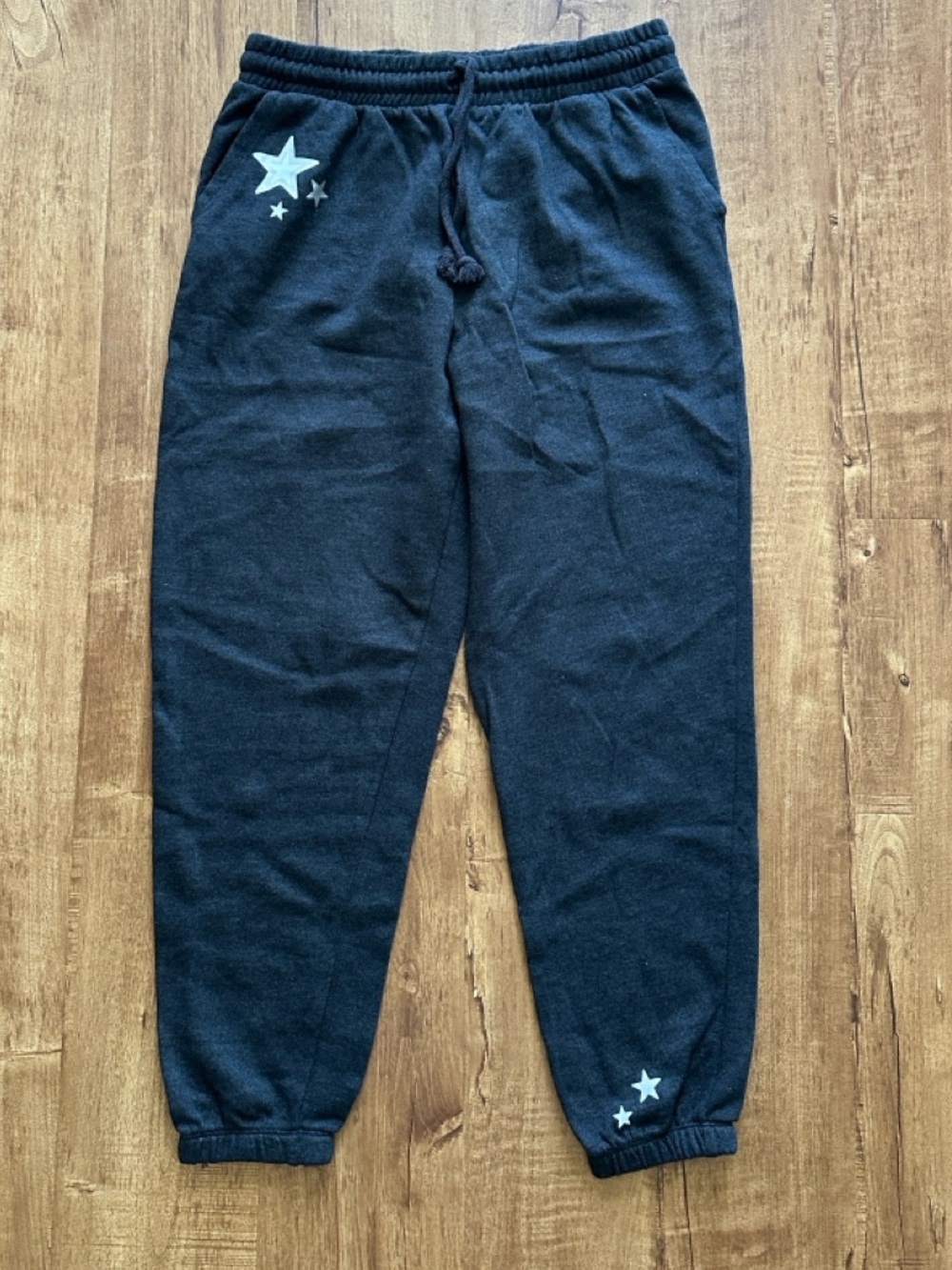 SO Joggers Black with Silver Star Accents